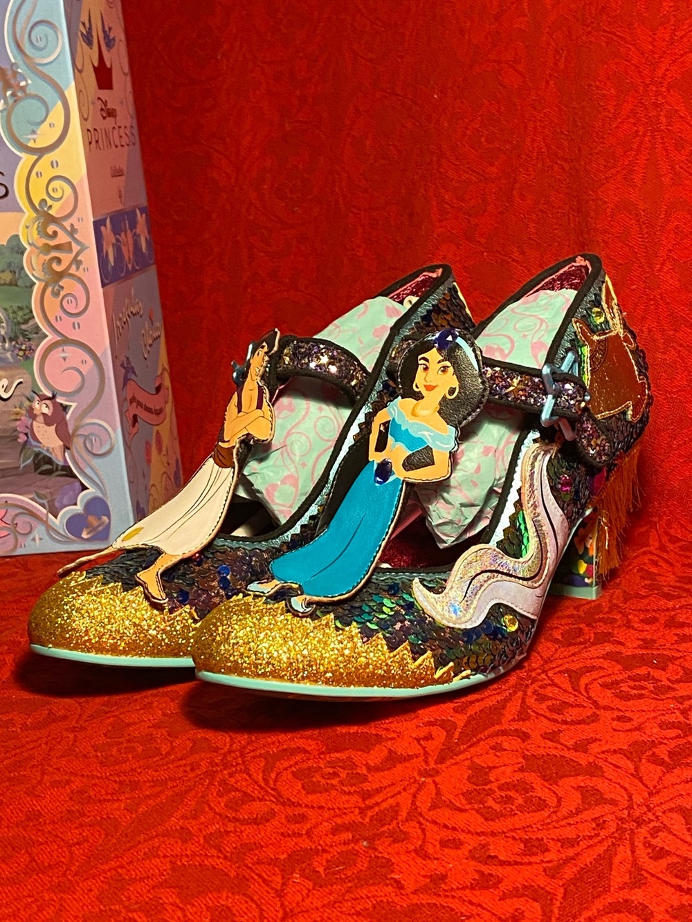 Irregular Choice Disney Princess Collection,”Jasmine,A Whole New World” in box,8 - Picture 3 of 16
